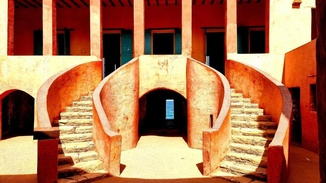 Chez Coumbis Bed & Breakfast Goree Bagian luar foto